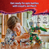 LEGO NINJAGO Lloyd's Jet Mech building set 1112 pieces - British product