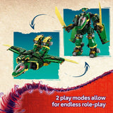 LEGO NINJAGO Lloyd's Jet Mech building set 1112 pieces - British product