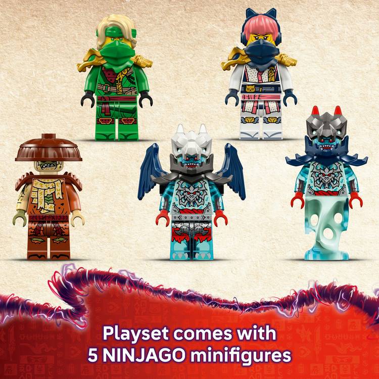 LEGO NINJAGO Lloyd's Jet Mech building set 1112 pieces - British product
