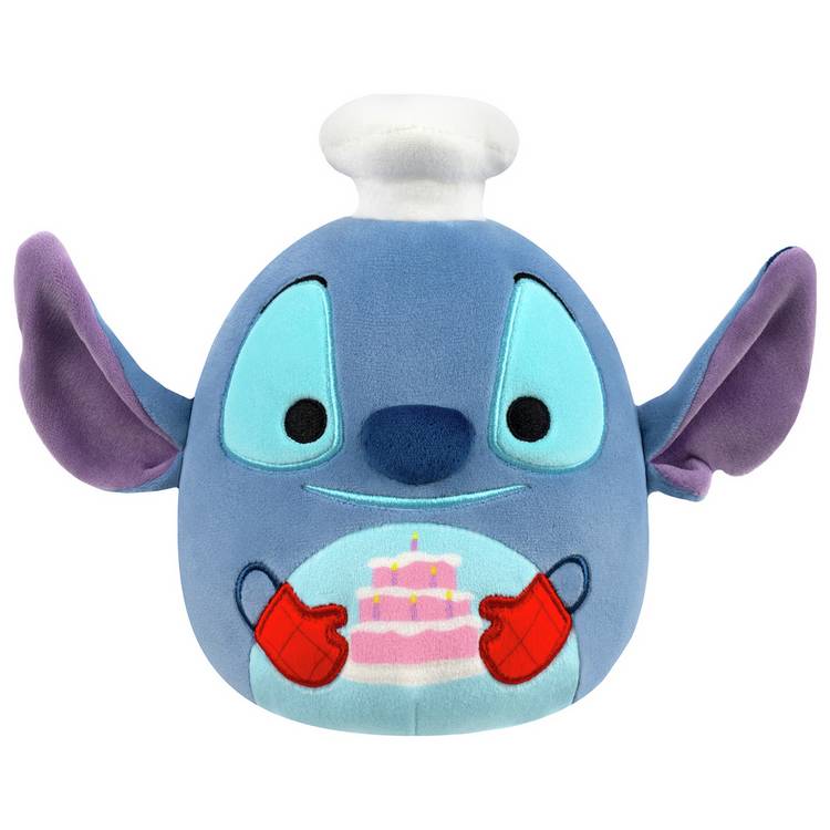 Squishmallows Disney Chef Stitch plush 8 inch, imported from the UK