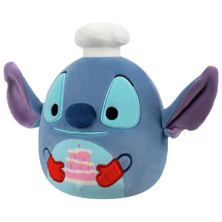 Squishmallows Disney Chef Stitch plush 8 inch, imported from the UK