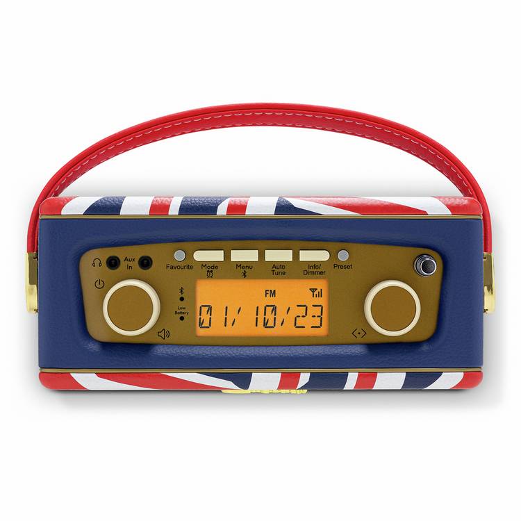 Roberts Revival Uno BT radio Union Jack design (British brand)
