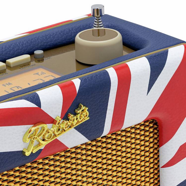 Roberts Revival Uno BT radio Union Jack design (British brand)