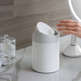 Simplehuman 1.5L mini waste bin in white, UK version