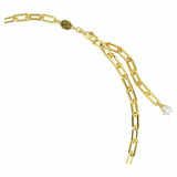 Swarovski Constella gold-tone plated link chain necklace, UK version
