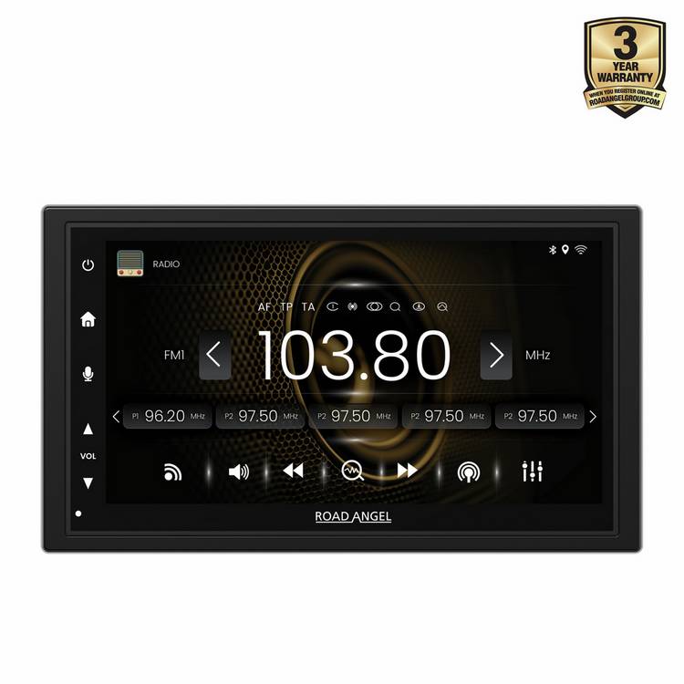 Road Angel 7 inch car stereo Apple CarPlay Android Auto - British product