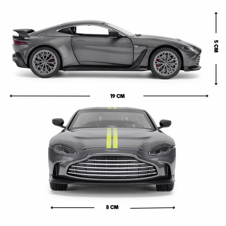 CMJ die-cast Aston Martin V12 model car 1:24 scale (British brand)