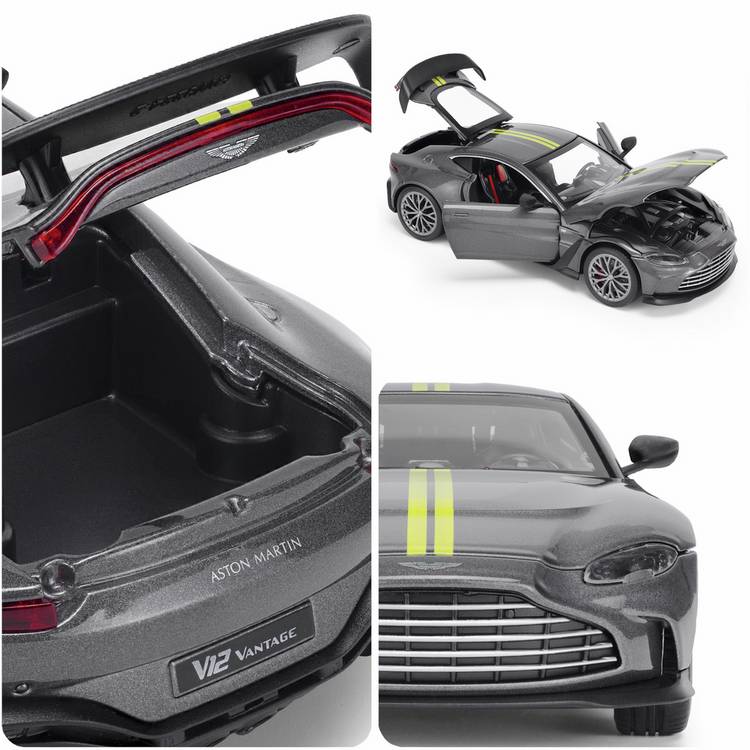 CMJ die-cast Aston Martin V12 model car 1:24 scale (British brand)