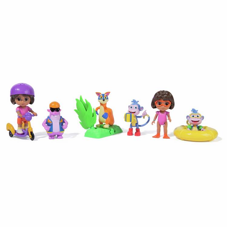 Dora Swipe & Surprise Figure Pack 8cm, imported from the UK