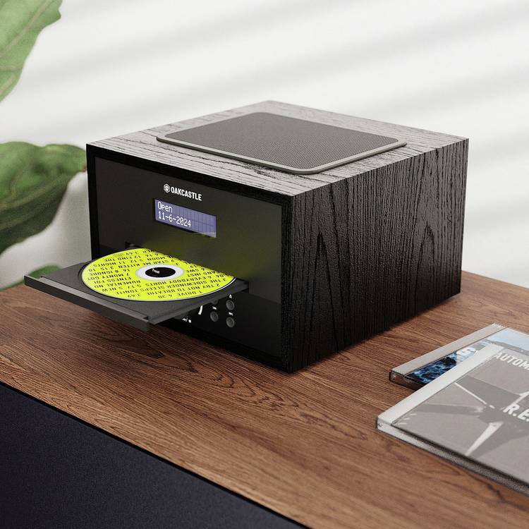 Oakcastle DAB400 music system black, imported from the UK