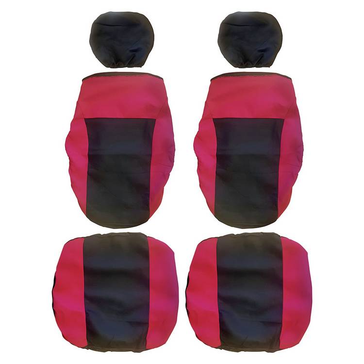 Streetwize red black interior car set 19-piece, imported from the UK