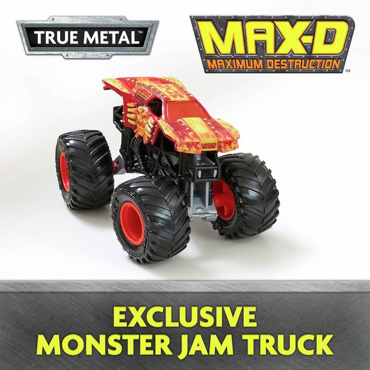 Monster Jam Launch N Go Hauler playset, imported from the UK