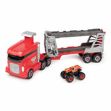 Monster Jam Launch N Go Hauler playset, imported from the UK