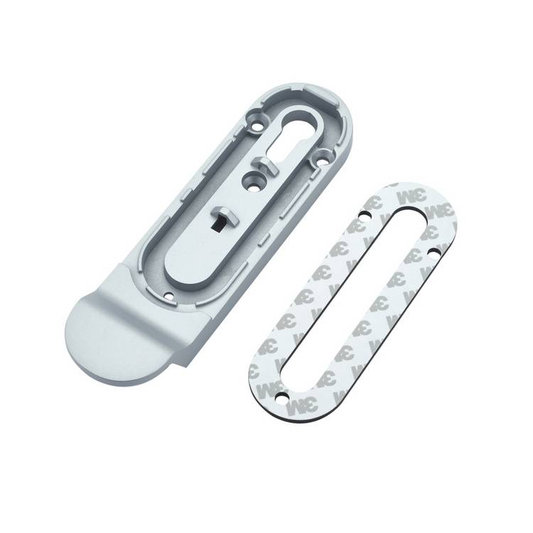 Yale Linus L2 pull escutcheon smooth satin, imported from the UK