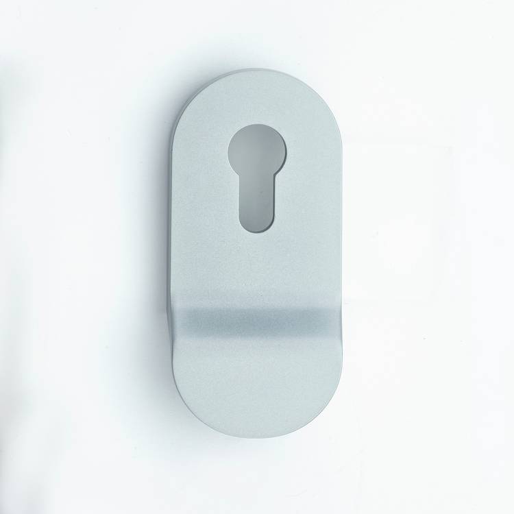 Yale Linus L2 pull escutcheon smooth satin, imported from the UK