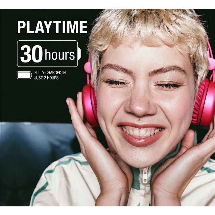 Fresh 'n Rebel Code Core on-ear wireless headphones pink, imported from the UK