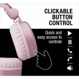 Fresh 'n Rebel Code Core on-ear wireless headphones pink, imported from the UK