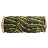 Habitat leaf jacquard bolster cushion 50x20, imported from the UK