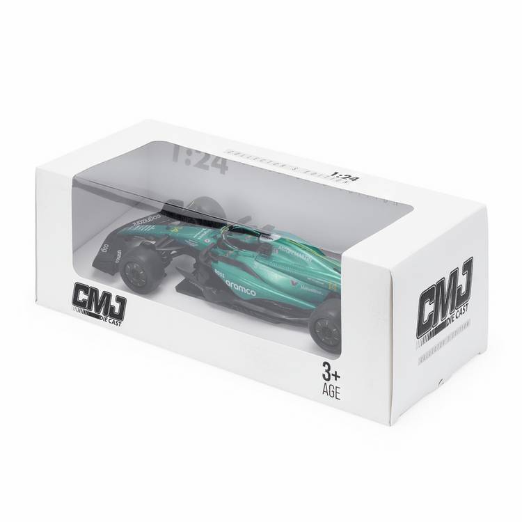 CMJ Aston Martin F1 die-cast model car 1:24 scale - British product