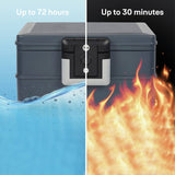 Yale large fire and waterproof chest in grey (British brand)
