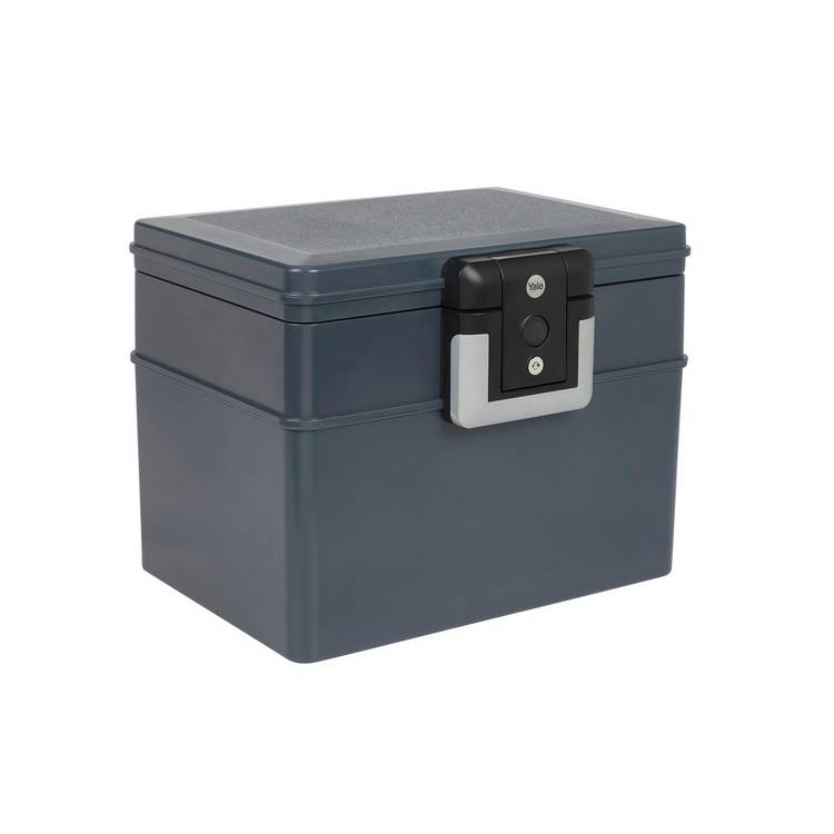 Yale large fire and waterproof chest in grey (British brand)
