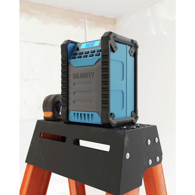 Majority Landbeach portable DAB radio blue (British brand)