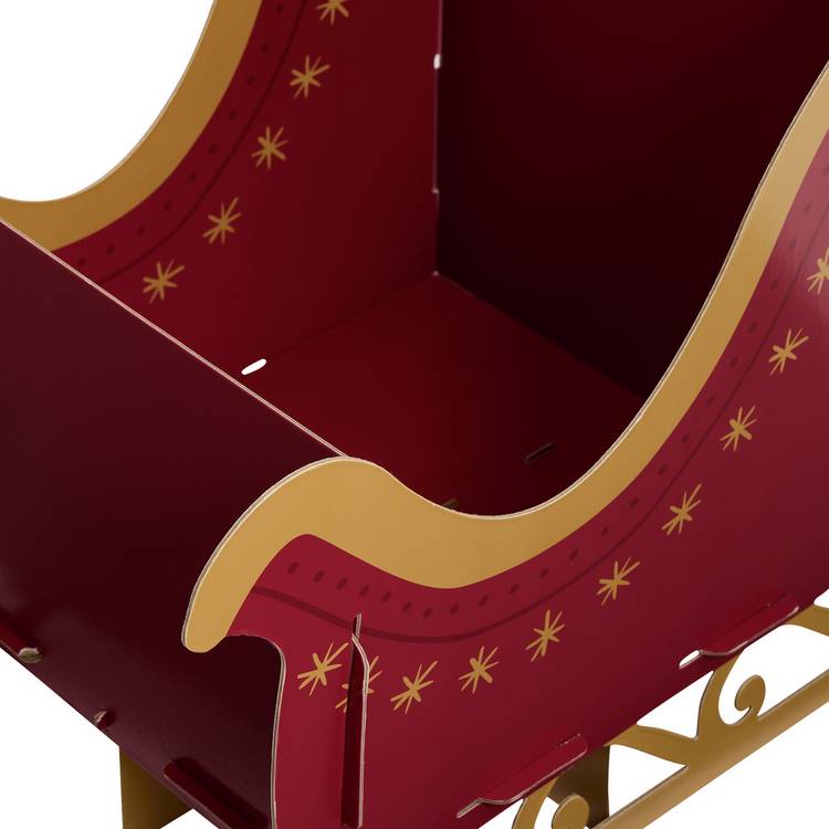 Argos Home multicoloured sleigh present holder (British brand)