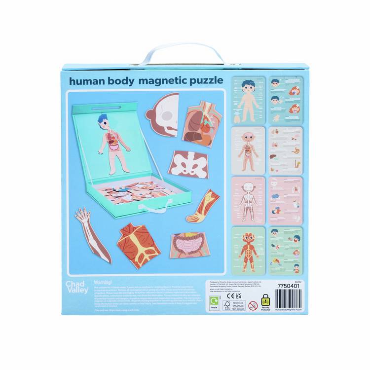 Chad Valley Human Body Magnetic Jigsaw (British brand)