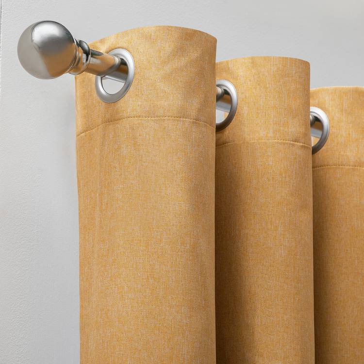 Habitat blackout curtains mustard yellow 117x137cm - British product