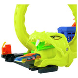 Hot Wheels Snake Spiral Attack playset and die-cast car - British product