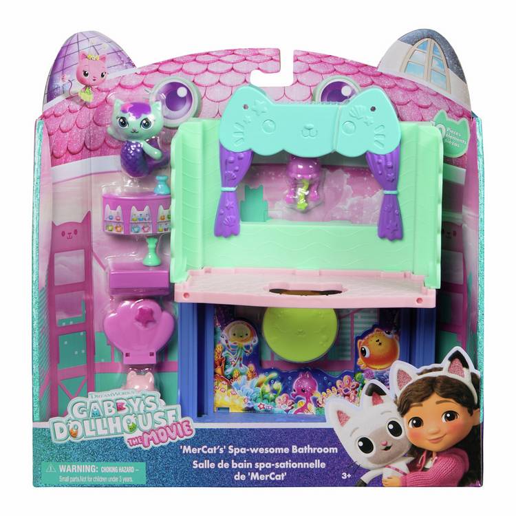 Gabby's Dollhouse bathroom portal room playset (British brand)