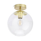 Habitat Coleman brass flush ceiling light, UK version