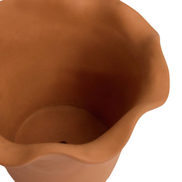 Habitat scalloped clay planter small 21cm (British brand)