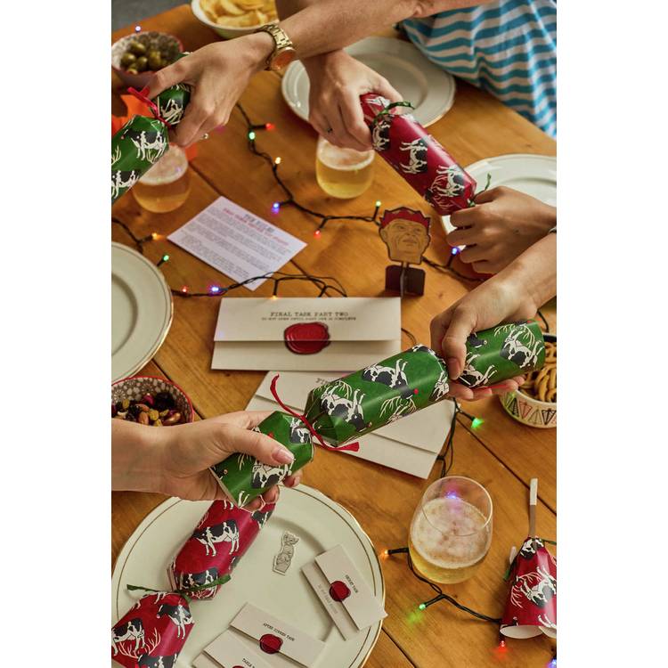 Puzzle Post Taskmaster Christmas crackers set of 6 (British brand)