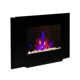 Be Modern Azonto wall hung electric fire Black Glass 900mm (British brand)