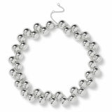 Argos Freedom Silver-tone Chunky Ball Necklace 45cm- Buy online at McGrocer