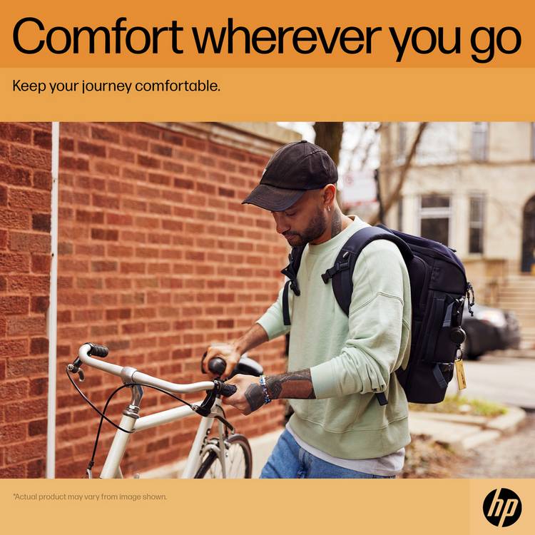 HP Travel laptop backpack 15.6 inch iron grey (British brand)