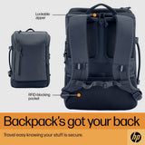 HP Travel laptop backpack 15.6 inch iron grey (British brand)