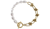 Argos Liars & Lovers Gold Tone Knot and Peal Bracelet- Buy online at McGrocer