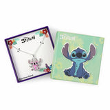 Disney Angel pendant necklace with pink cubic zirconia, imported from the UK