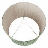 Pacific green mushroom pleat lampshade 30cm - British product