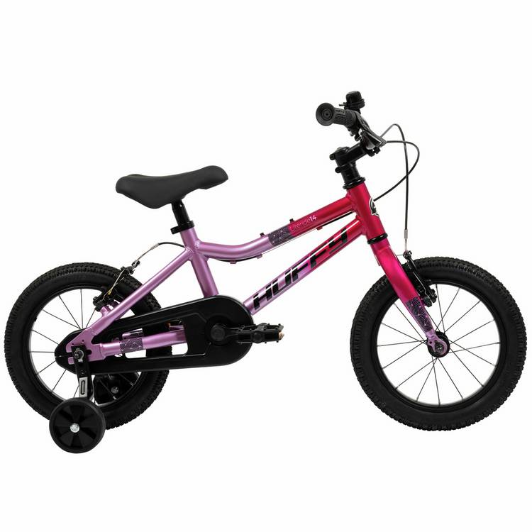 Huffy kids beginner bike pink 14 inch, imported from the UK