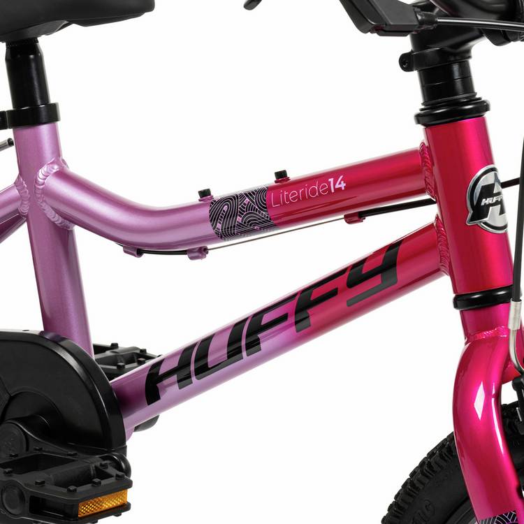 Huffy kids beginner bike pink 14 inch, imported from the UK