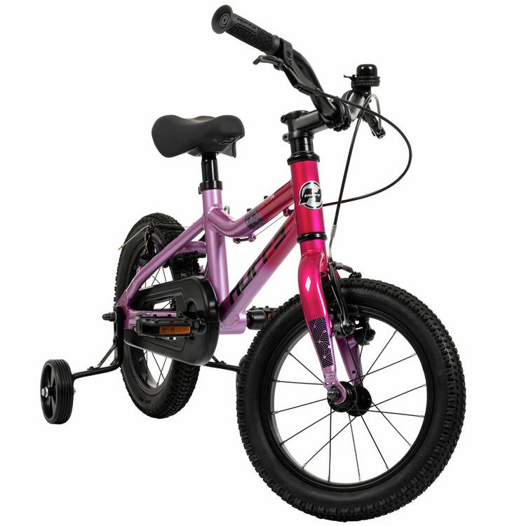 Huffy kids beginner bike pink 14 inch, imported from the UK