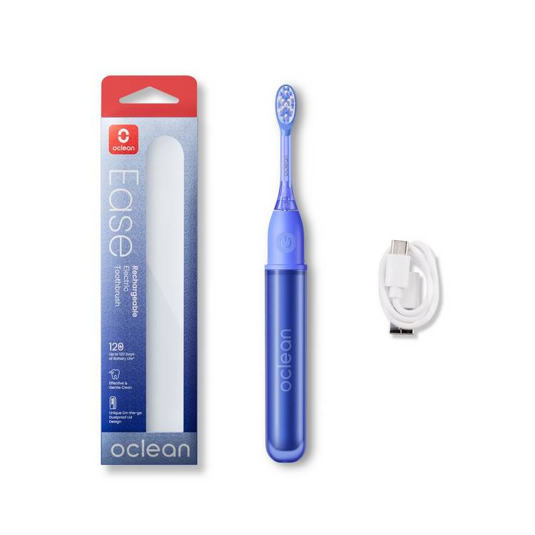 Oclean Ease electric toothbrush blue, imported from the UK
