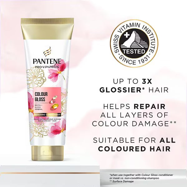 Pantene Pro-V Miracles Colour Gloss Conditioner 275ml, imported from the UK