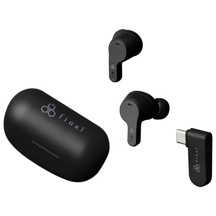 Final wireless gaming earbuds black, imported from the UK