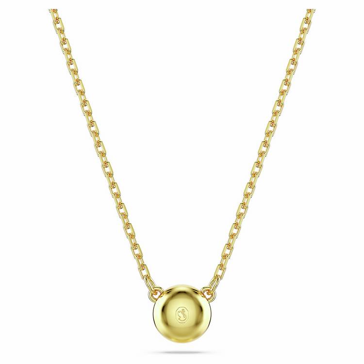 Swarovski gold-tone plated pendant necklace 38cm, imported from the UK