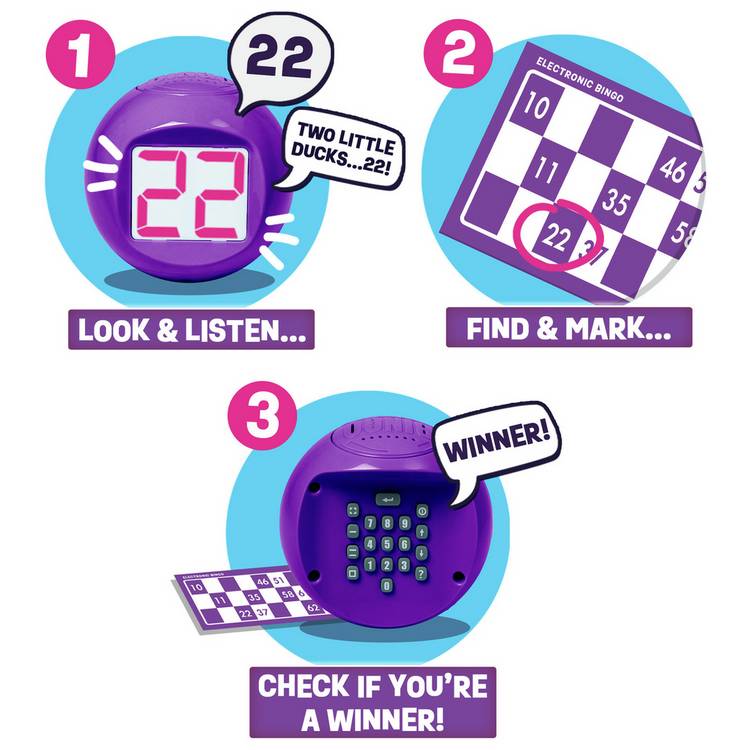 Ideal bingo electronic game, imported from the UK