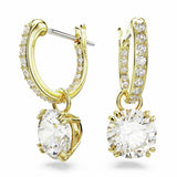 Argos Swarovski Gold Tone Plated Crystal Stilla Drop Earrings 18mm- Buy online at McGrocer